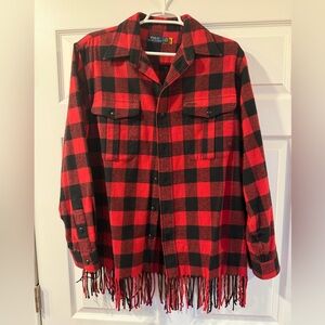 Ralph Lauren Red and Black Checkered Shirt